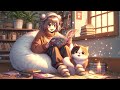 Comic Book Serenade: Music Channel with Joyful Moments of a Girl and Her Cat