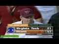 2000 Miami Hurricanes vs Virginia Tech Highlights