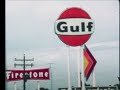 Houston Texas Vintage Gulf Freeway Signage 1970