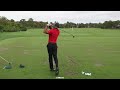 Tiger Woods Comeback Full Range Session | Warm Up Swings