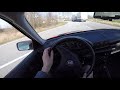 1995 Bmw 316I E36 compact / Pov Fun driving trying to drift