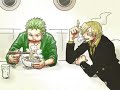 ZORO and SANJI sing JUST THE TWO OF US