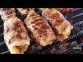 Traditional Skilpadjies recipe on the braai | Lamb liver wrapped in caul fat | South African ASMR