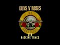 Guns N' Roses Mr Brownstone GTR Backing Track