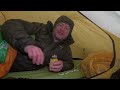 Wild Camp at Ros Castle in the Hilleberg Akto in foul weather | Northumberland |