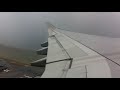 Turbulent Takeoff from Hong Kong.