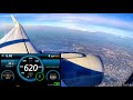 Takeoff from Kiev, Ukraine. Altitude and Speed Recording. Airbus A320