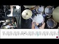 TOP GUN - Danger Zone - Kenny Loggins - Drum Cover (Drum Score)