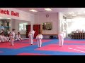 Jered's Taekwondo orange belt test - TAEGUK FORM #1