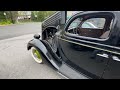 1935 Ford Model 48 Deluxe - Cold Start Procedure and Demo