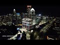 (Drone Video) Night Over Uptown Charlotte