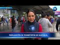 Guayaquileños buscan la manera de movilizarse ante la falta de buses urbanos