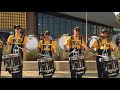 Iowa Hawkeye Drumline cadence set in the lot 9/23/17