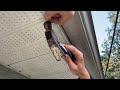 How to remove & replace a single section of soffit.