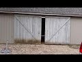 Sliding barn door opener