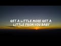 Maroon 5 - Give A Little More (Lyrics Video)