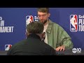 Domantas Sabonis says NBA teams in the West got better over the year | Post-game interview