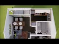 Charm Small House Design (6x7 Meters) (19x23 ft) 1 Bedroom | Tiny Modern House Full Tour