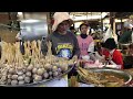 Amazing Foods and Market Tour at BKK | Daily Activities and Businesses at a Market | Foods & Lives