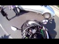 First motorcycle crash