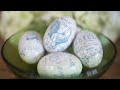 Spring Decor DIY: Blue Willow Porcelain Easter Eggs