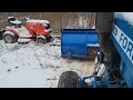 Ford 1600 Tractor Walk Around And Plowing Snow