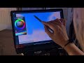 ASMR Painting SUNSET Clouds | If BOB ROSS Would Live in MODERN Times | painting practice on tablet