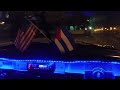 Late night cab ride in Havana, Cuba