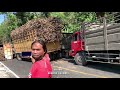 Sitinjau Lahor|| Kacau Truck gandeng terjepit membuat macet total