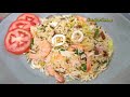 Seafood Cabbage Fried Rice Recipe