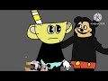 Pandora vs the Banana, Splits but it’s Cuphead show vs ￼,Mickey Mouse ￼￼￼￼￼