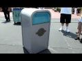 PUSH the Talking Trash Can at The Magic Kingdom - Walt Disney World - Wishes Happy Birthday