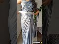 Farewell look saree styling | Party wear saree look | #youtubeshorts #trending #shortvideo #viral