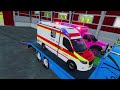 DACIA, AUDI, VOLKSWAGEN POLICE CARS & MERCEDES, FORD AMBULANCE EMERGENCY VEHICLES TRANSPORTING! FS22