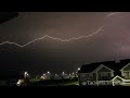 6/5/2020 | Incredible Spectacular Severe Storms with HUGE Shelf Cloud - Lightning overnight footage