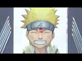 How to draw Naruto Uzumaki step by step | Naruto drawing easy | How to draw anime step by step