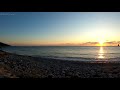 [The Sound of the Sea] 4K Relax with the sound of waves at dusk 1 hour 23 minutes.
