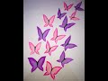 Wall decor idea / paper butterfly 🦋/ easy paper craft / room decorations / how to make