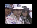 Piquet vs Senna, same car & race track
