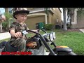 Funny Senya Ride on Sportbike Pocket bike Cross bike Unboxing Surprise toys for kids