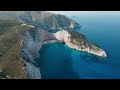 FLYING OVER GREECE (4K UHD) Amazing Beautiful Nature Scenery with Relaxing Music | 4K VIDEO ULTRA HD