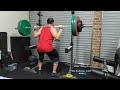 FrontSquat 80kg, 176lbs x5 full grip.  Squat shoes - Legacy Lifter 2 vs Romaloes 2 and 4 AMP