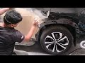 car painting porcess #full Denting and painting porcess #on YouTube channel sabcebers....