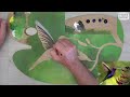 How to Paint a Hummingbird in Acrylic | Paint Along