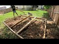 How To Build a Shed Foundation on Uneven Ground - Shed Edition ep 1 #diy #shed #shedbuild
