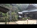 Japanese Village Ambience – Temple in the Rain, Zen Garden (ASMR, Relaxation, White Noise)