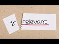 How Relevance Affect Students' Learning