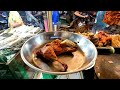 Khmer Lady Fast Skill Chopping Roast Duck, Braised Pork & Pork BBQ - Cambodian street food
