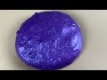 PURPLE SLIME | Mixing makeup and glitter into Clear Slime | Satisfying Slime Videos 1080p