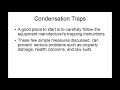 Condensation Drains and Traps